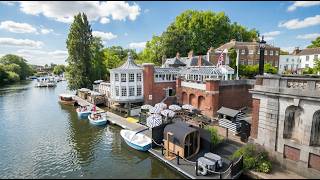 London's Hidden Riverside Village 🇬🇧 | Hampton Court to Bushy Park Walk 4K