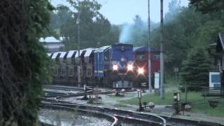 preview picture of video 'Rail action in Varaždin - Shunting and freight train departure'