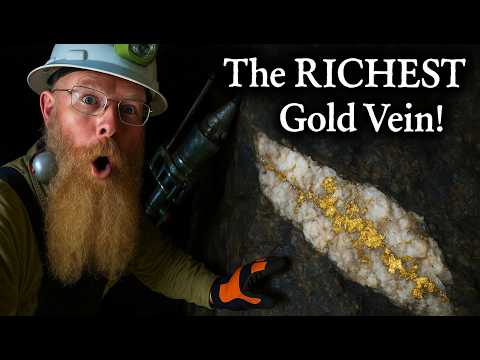 Blasting out the RICHEST Gold Vein in the Mine! (Part 1)