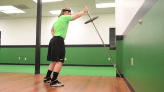 203. Standing Single Arm Landmine Press