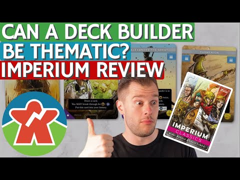 Can A Deck Builder Be Thematic? - Imperium Board Game Review