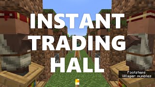 Minecraft Elegance: Instant Trading Hall with Villager Breeder (Java)