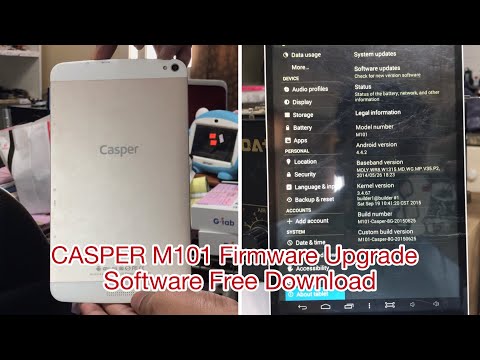 Casper M101 Firmware Upgrad File / M101 Flash File Free download  -M101-Casper-8G-20150625