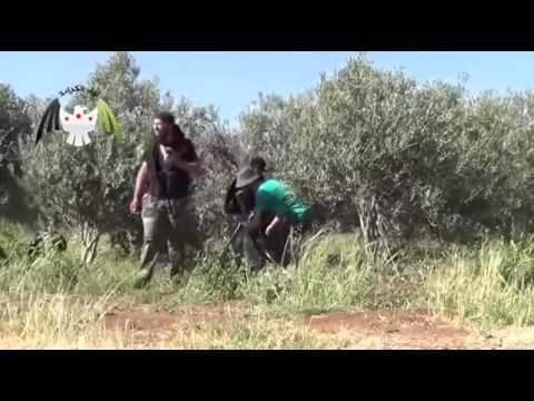 استهداف قوات النظام في قرية الطيرة في ريف درعا الغربي بقذائف الهاون من قبل لواء الكرامة ضمن معركة الثأر لشهداء نوى