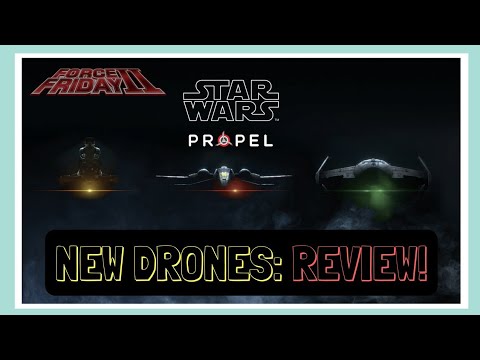 I got to try new STAR WARS Drones in NYC! Propel Star Wars Drone Review and Unboxing, #ForceFriday