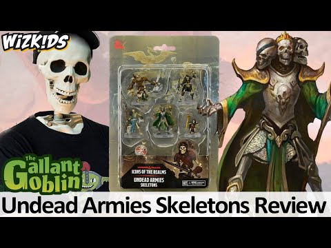 Undead Armies - Skeletons Review - Icons of the Realms Prepainted Minis