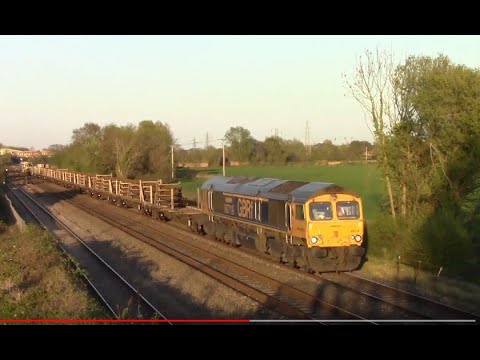 GBRF 66719-66743 Working 6G97 Westbury - Crediton