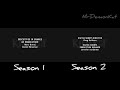 Kid Vs Kat Seasons 1 2 End Credits Comparison