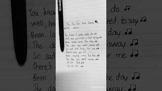 The Day You Went Away - M2M#lyrics