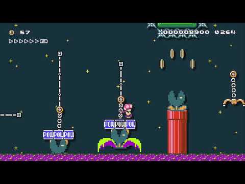 Clammy Claws by NatkatX - Super Mario Maker 2 - No Commentary 1bx