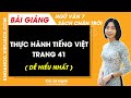 Thực hành tiếng Việt trang 41 Ngữ văn lớp 7 Chân trời sáng tạo