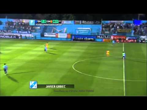 Gol de Grbec.Temperley 1 Crucero 0.Fecha 18.Torneo Primera B Nacional.Fútbol Para Todos