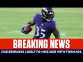 BREAKING: Ravens RB Gus Edwards Likely Tears ACL | CBS Sports HQ