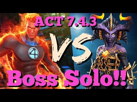 MCOC - ACT 7.4.3 - Torch Vs Purgatory - Boss Solo!!