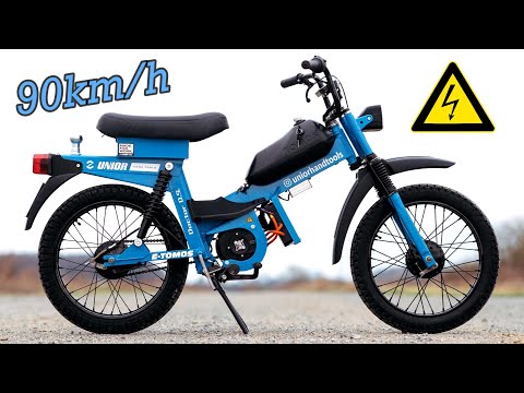Homemade TOMOS APN 6s ELECTRIC 5000W 72V /// FULL PROCESS