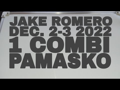 SWERTRES (1 COMBI PAMASKO) DECEMBER 2-3 2022