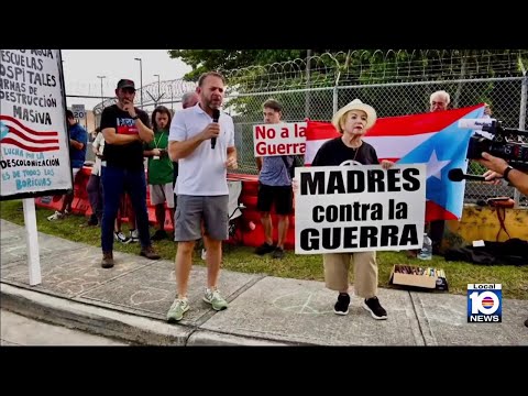 Ramped-up military presence in Puerto Rico splits those on island