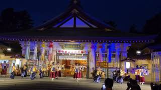 踊り陣叶和　みたま祭りでヒーロー