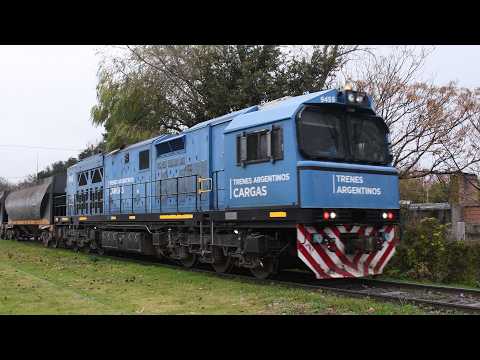 [4K] Tren de tolvas graneras de NCA con destino a General Deheza pasando por Marcos Juárez!!!!!!