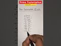 Prime Factorization Of 1024 Maths