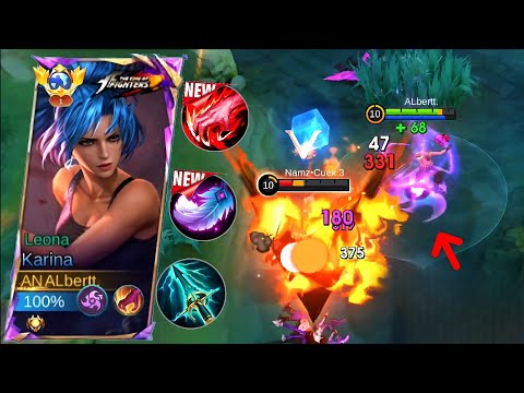 WTF DAMAGE 💀 KARINA OP ONE SHOT BUILD IS UNFAIR! – MLBB