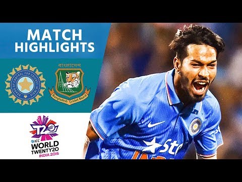 3 Wickets In Crazy Final Over! | India vs Bangladesh | ICC Men's #WT20 2016 - Highlights