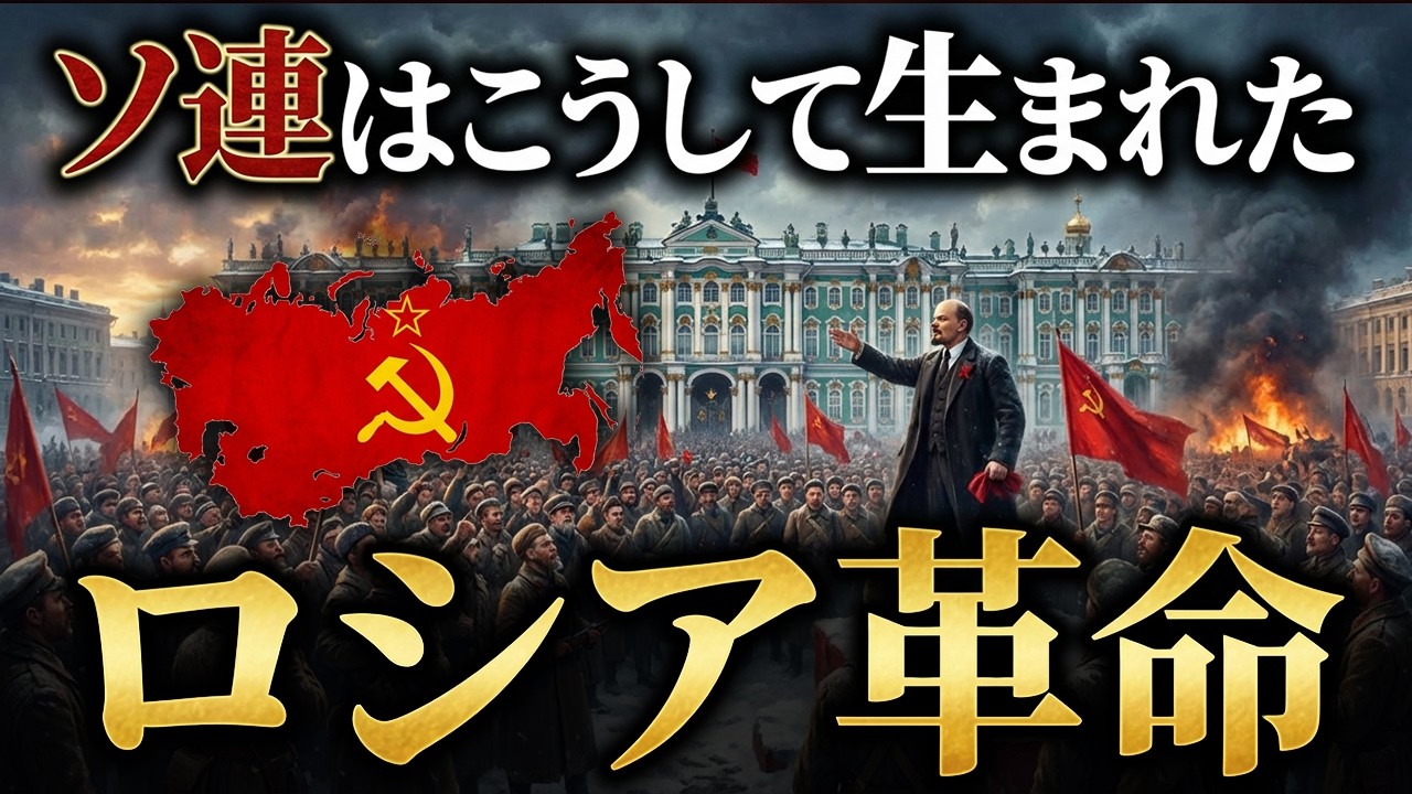 ソビエト連邦はこうして生まれた【ロシア革命の全貌】