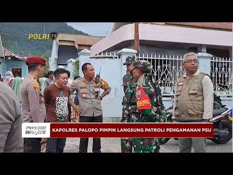 PRESISI UPDATE : POLRES PALOPO KAWAL PEMUNGUTAN SUARA ULANG 26/02/2024 8.00