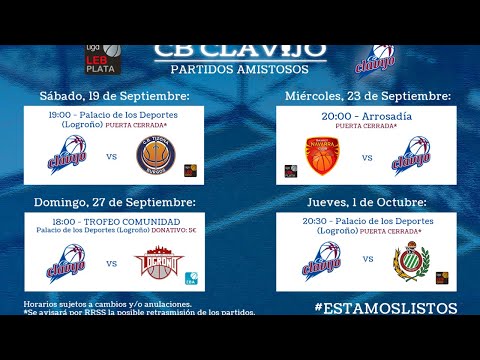 Club Baloncesto Clavijo VS Levitec Huesca