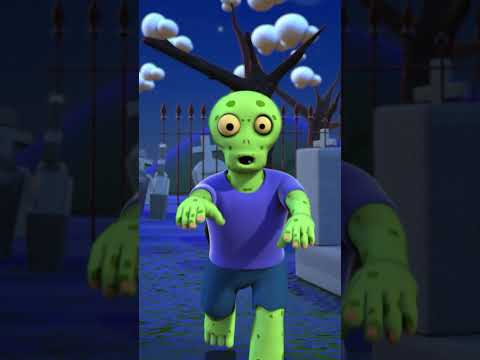 Five Clumsy Zombies and Their Creepy Adventures #shorts #zombiezone #halloween