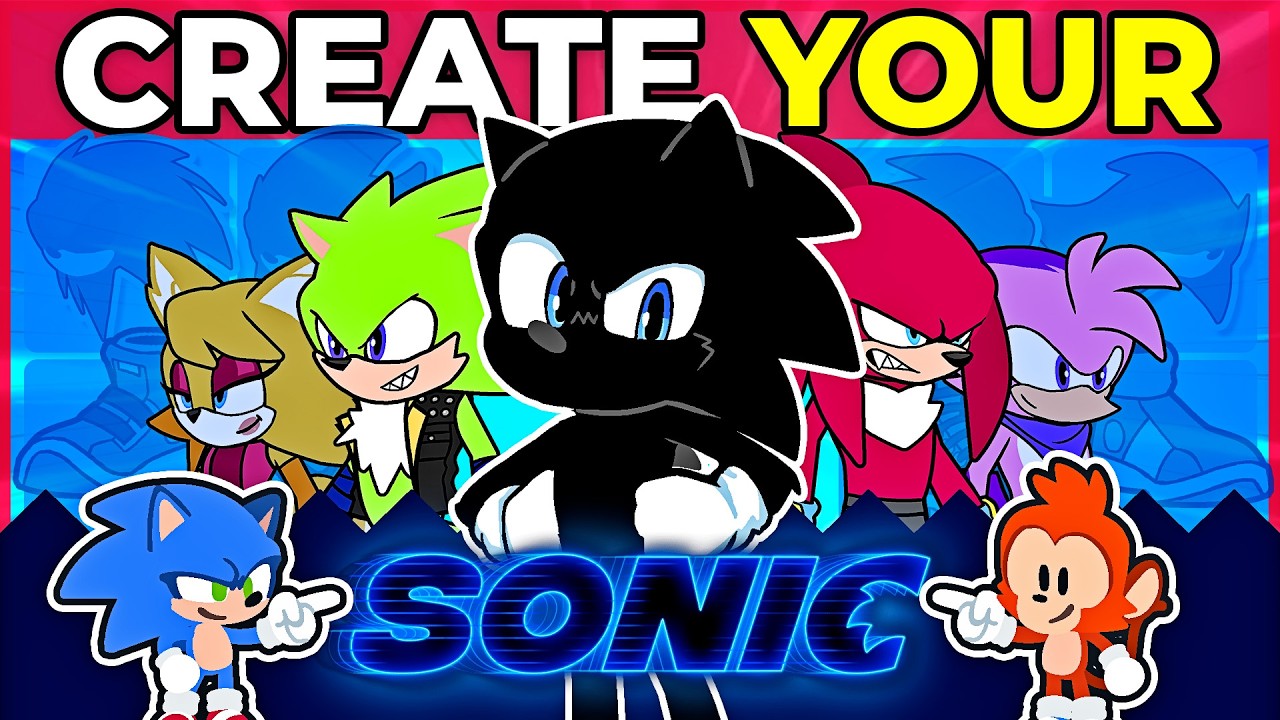 🔵 CREATE YOUR SONIC VERSION 💎 | What would you be like in Sonic's world? #sonicsona | 🐵 #MonkeeQuiz