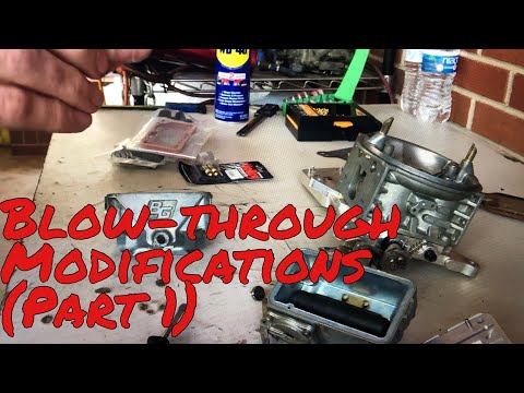 Building a blow-through (Part 1)