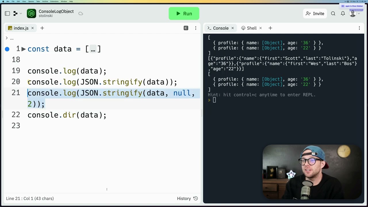 Console Log [Object]