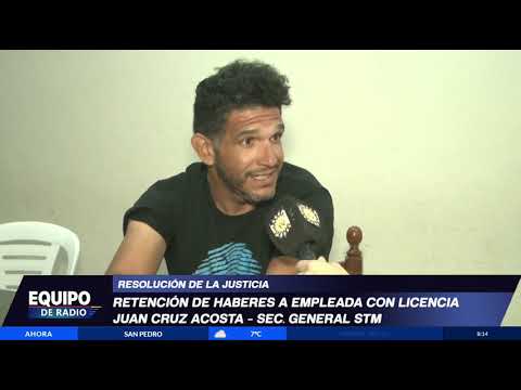 Retención de Haberes a empleada municipal con licencia