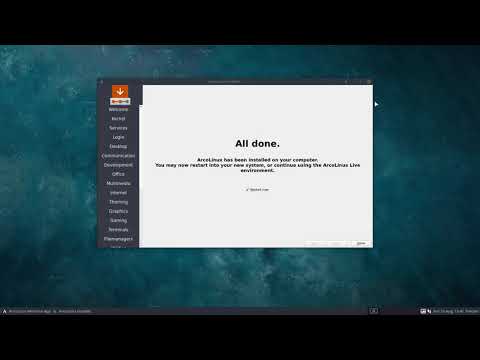 ArcoLinux : 1607 How to install ArcoLinuxD and install spectrwm - MBR no swap