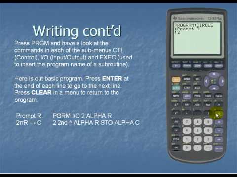 TI-83/84 Basic Programming