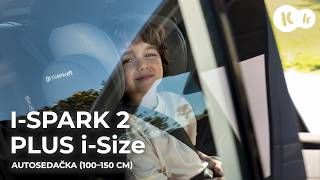 KINDERKRAFT Autosedačka i-Spark 2 Plus i-Size (100-150 cm) Black