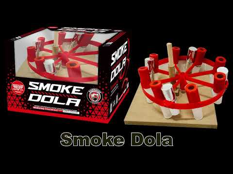 Dominator Fireworks DMP5722-R Smoke Dola - Red