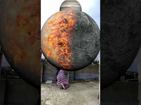 Can The Lava Planet Destroy The jupiter❓| Astrobony | VFX Park | #youtubeshorts #shorts