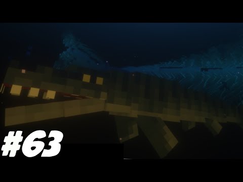 THE MOSASAURUS IS GROWING & FINISHING THE UNDERWATER DOME | MINECRAFT DINOSAURS |EP 63