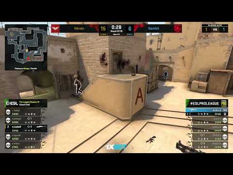 cadiaN 1v4 clutch vs. Gambit | ESL PRO LEAGUE SEASON 13
