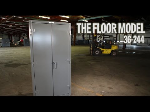 Strong Hold Industrial Storage Cabinet Floor Model 36-244