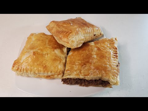 meat pies (puff pastry pies with ground beef)