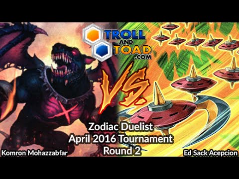 Komron Mohazzabfar (Ba Monarch) Vs Ed Acepcion (Speedroid) - Yugioh ZD April 2016 Tournament R2