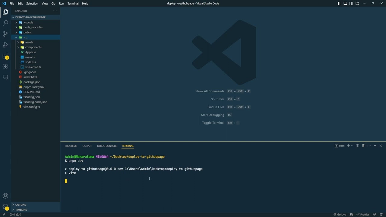 How to deploy Vue App To GithubPages Part 1 (Speak Khmer)