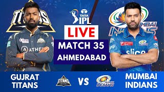 Live: MI Vs GT, Match 35, Ahmedabad | IPL Live Scores & Commentary | IPL LIVE 2023, Mumbai vs Gujrat