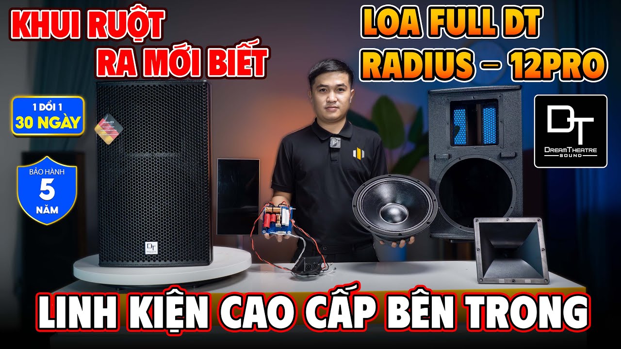 Video sản phẩm Loa karaoke DT Radius-12Pro