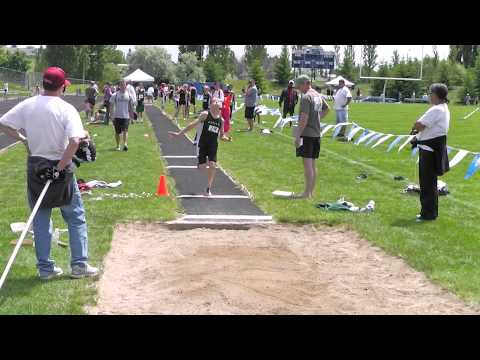 Long Jump - Midget boys 2012 INW Championships (jump 2)