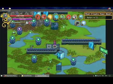 Secrets of Grindea — Flying Fortress 20sec phase-shifting quest