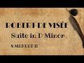 8 Menuet II Suite in D Minor Robert de Visée